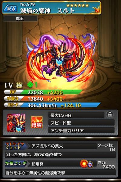 モンスト降臨キャラランキング滅焔の魔神 スルト