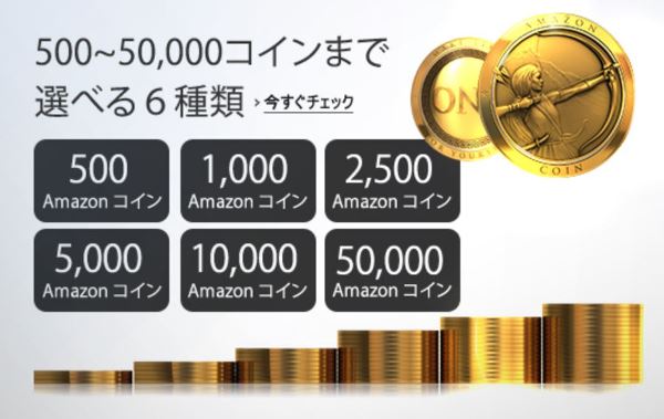 Amazonコインのまとめ買い6パターン